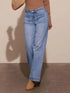 'Luna' Wide Leg Jeans - Celes Fashion
